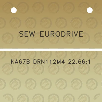 sew-eurodrive-ka67b-drn112m4-22661