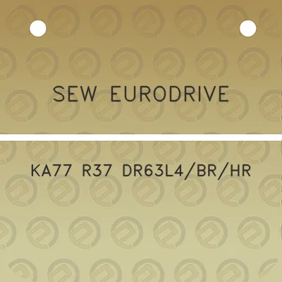 sew-eurodrive-ka77-r37-dr63l4brhr