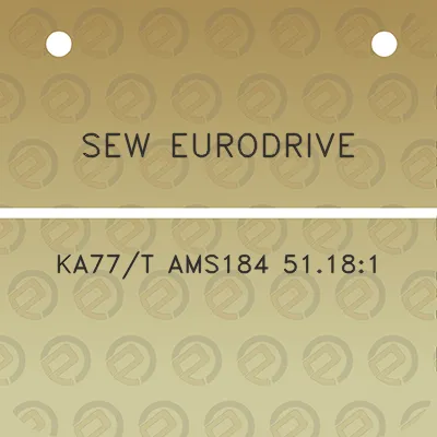 sew-eurodrive-ka77t-ams184-51181