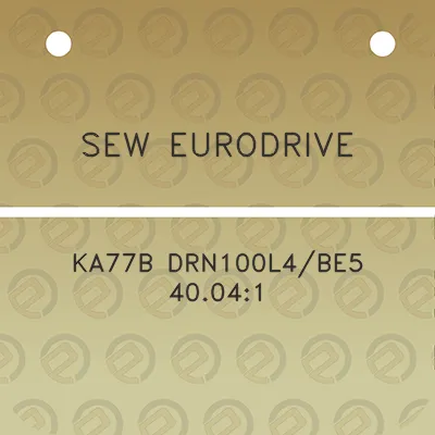 sew-eurodrive-ka77b-drn100l4be5-40041