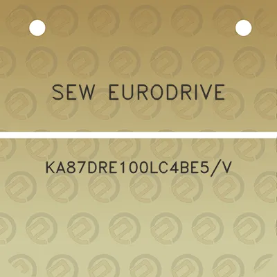 sew-eurodrive-ka87dre100lc4be5v