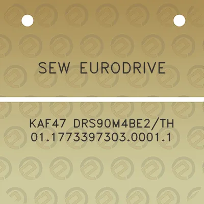 sew-eurodrive-kaf47-drs90m4be2th-01177339730300011