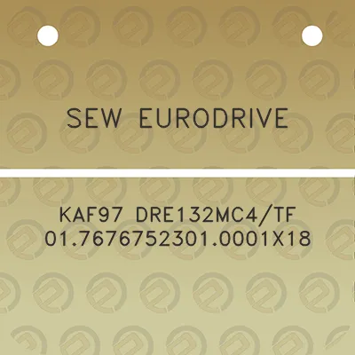 sew-eurodrive-kaf97-dre132mc4tf-0176767523010001x18