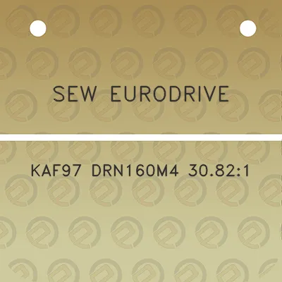 sew-eurodrive-kaf97-drn160m4-30821