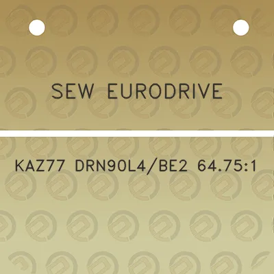 sew-eurodrive-kaz77-drn90l4be2-64751