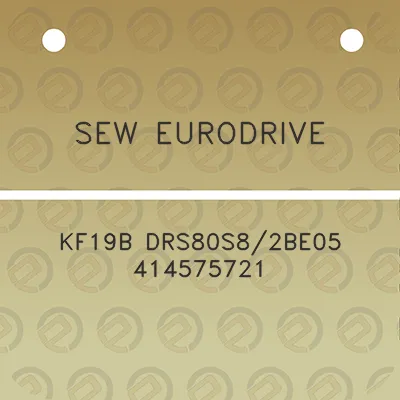 sew-eurodrive-kf19b-drs80s82be05-414575721