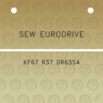 sew-eurodrive-kf67-r37-dr63s4