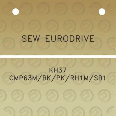 sew-eurodrive-kh37-cmp63mbkpkrh1msb1