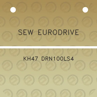 sew-eurodrive-kh47-drn100ls4