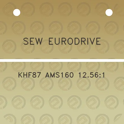 sew-eurodrive-khf87-ams160-12561