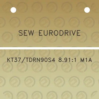 sew-eurodrive-kt37tdrn90s4-8911-m1a