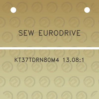 sew-eurodrive-kt37tdrn80m4-13081