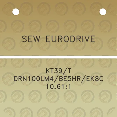 sew-eurodrive-kt39t-drn100lm4be5hrek8c-10611