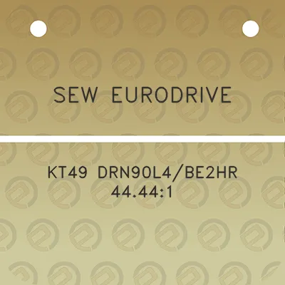 sew-eurodrive-kt49-drn90l4be2hr-44441