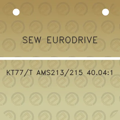 sew-eurodrive-kt77t-ams213215-40041