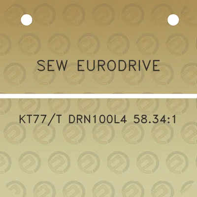 sew-eurodrive-kt77t-drn100l4-58341