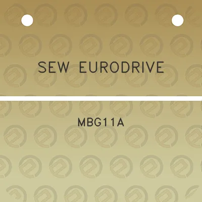 sew-eurodrive-mbg11a