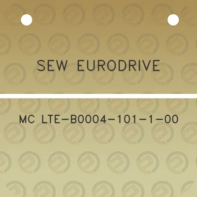 sew-eurodrive-mc-lte-b0004-101-1-00