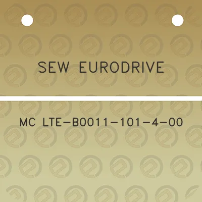 sew-eurodrive-mc-lte-b0011-101-4-00