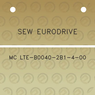 sew-eurodrive-mc-lte-b0040-2b1-4-00