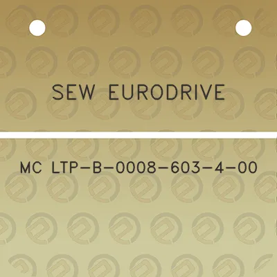 sew-eurodrive-mc-ltp-b-0008-603-4-00