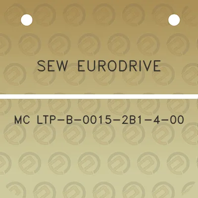 sew-eurodrive-mc-ltp-b-0015-2b1-4-00