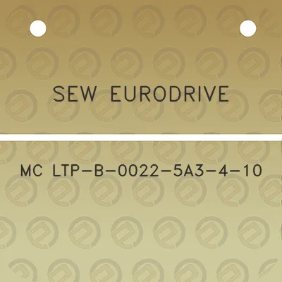 sew-eurodrive-mc-ltp-b-0022-5a3-4-10