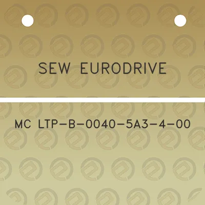 sew-eurodrive-mc-ltp-b-0040-5a3-4-00