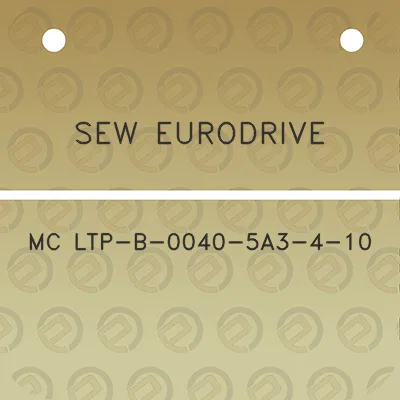 sew-eurodrive-mc-ltp-b-0040-5a3-4-10