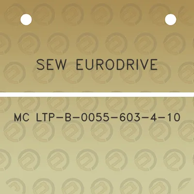 sew-eurodrive-mc-ltp-b-0055-603-4-10