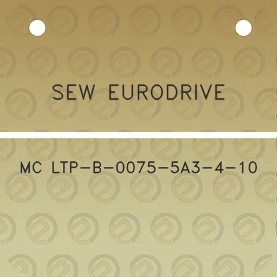 sew-eurodrive-mc-ltp-b-0075-5a3-4-10