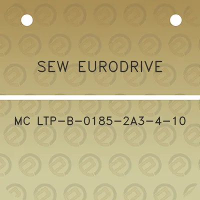 sew-eurodrive-mc-ltp-b-0185-2a3-4-10