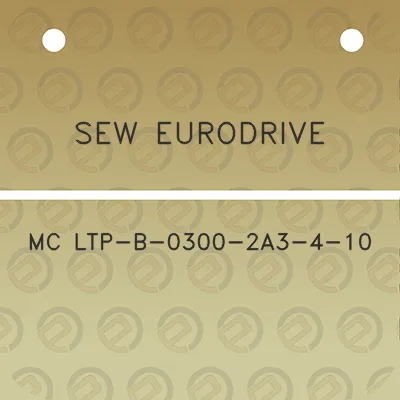 sew-eurodrive-mc-ltp-b-0300-2a3-4-10