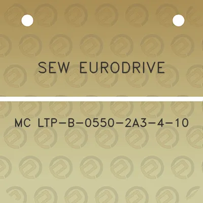 sew-eurodrive-mc-ltp-b-0550-2a3-4-10