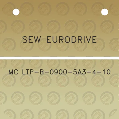 sew-eurodrive-mc-ltp-b-0900-5a3-4-10