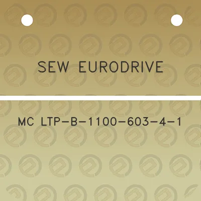 sew-eurodrive-mc-ltp-b-1100-603-4-1