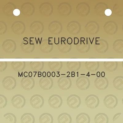 sew-eurodrive-mc07b0003-2b1-4-00