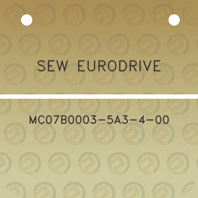 sew-eurodrive-mc07b0003-5a3-4-00