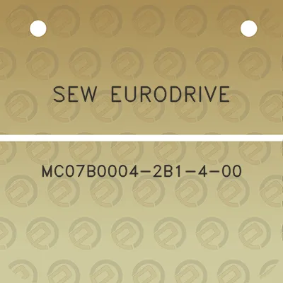 sew-eurodrive-mc07b0004-2b1-4-00