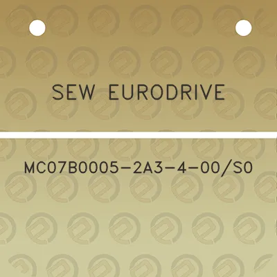 sew-eurodrive-mc07b0005-2a3-4-00s0