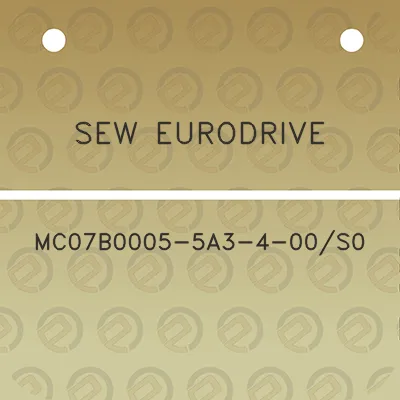 sew-eurodrive-mc07b0005-5a3-4-00s0