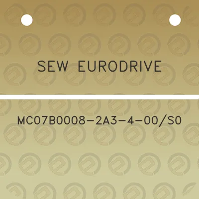 sew-eurodrive-mc07b0008-2a3-4-00s0