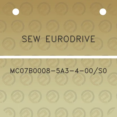 sew-eurodrive-mc07b0008-5a3-4-00s0