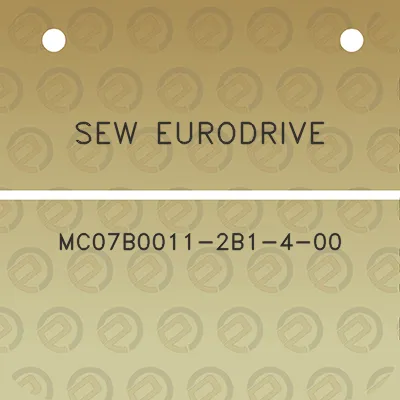 sew-eurodrive-mc07b0011-2b1-4-00