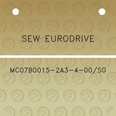 sew-eurodrive-mc07b0015-2a3-4-00s0