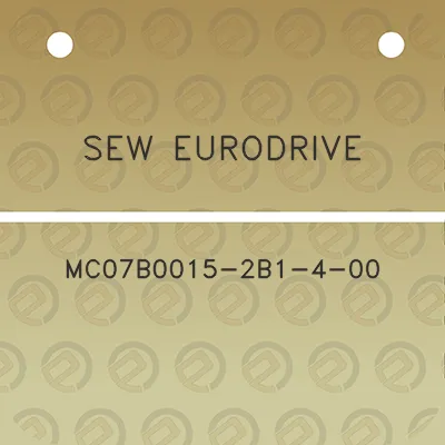 sew-eurodrive-mc07b0015-2b1-4-00