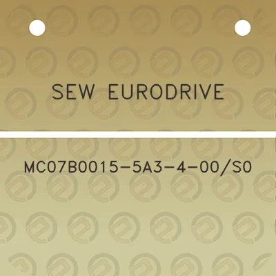 sew-eurodrive-mc07b0015-5a3-4-00s0