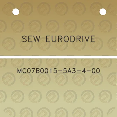 sew-eurodrive-mc07b0015-5a3-4-00