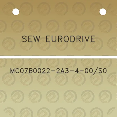 sew-eurodrive-mc07b0022-2a3-4-00s0