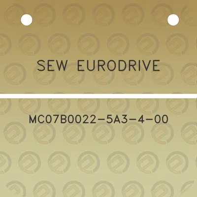 sew-eurodrive-mc07b0022-5a3-4-00